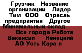 Грузчик › Название организации ­ Лидер Тим, ООО › Отрасль предприятия ­ Другое › Минимальный оклад ­ 14 000 - Все города Работа » Вакансии   . Ненецкий АО,Усть-Кара п.